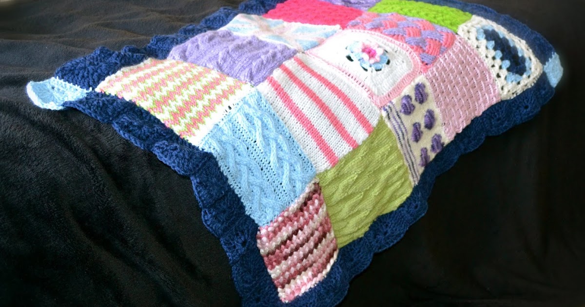 Patchwork Blanket Border A Little Knit