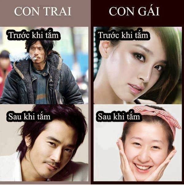 Hình ảnh TROLL hài hước con trai và con gái