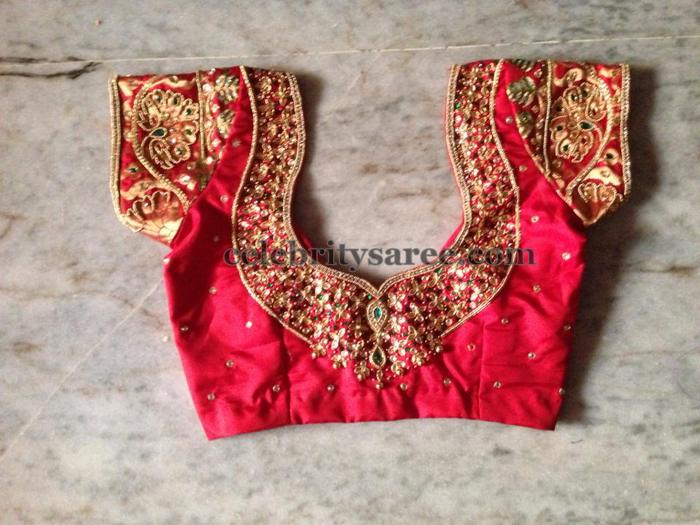 Simple Work Blouses For Silk Sarees Saree Blouse Patterns