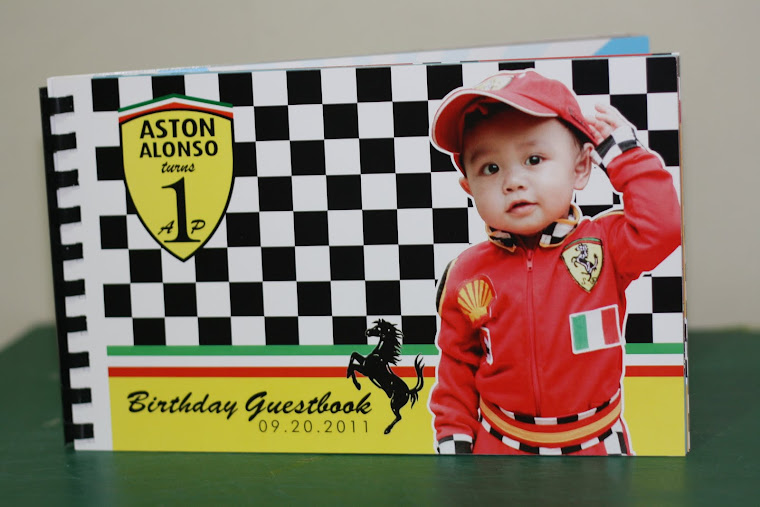 Aston Alonso's 1st Birthday Guestbook