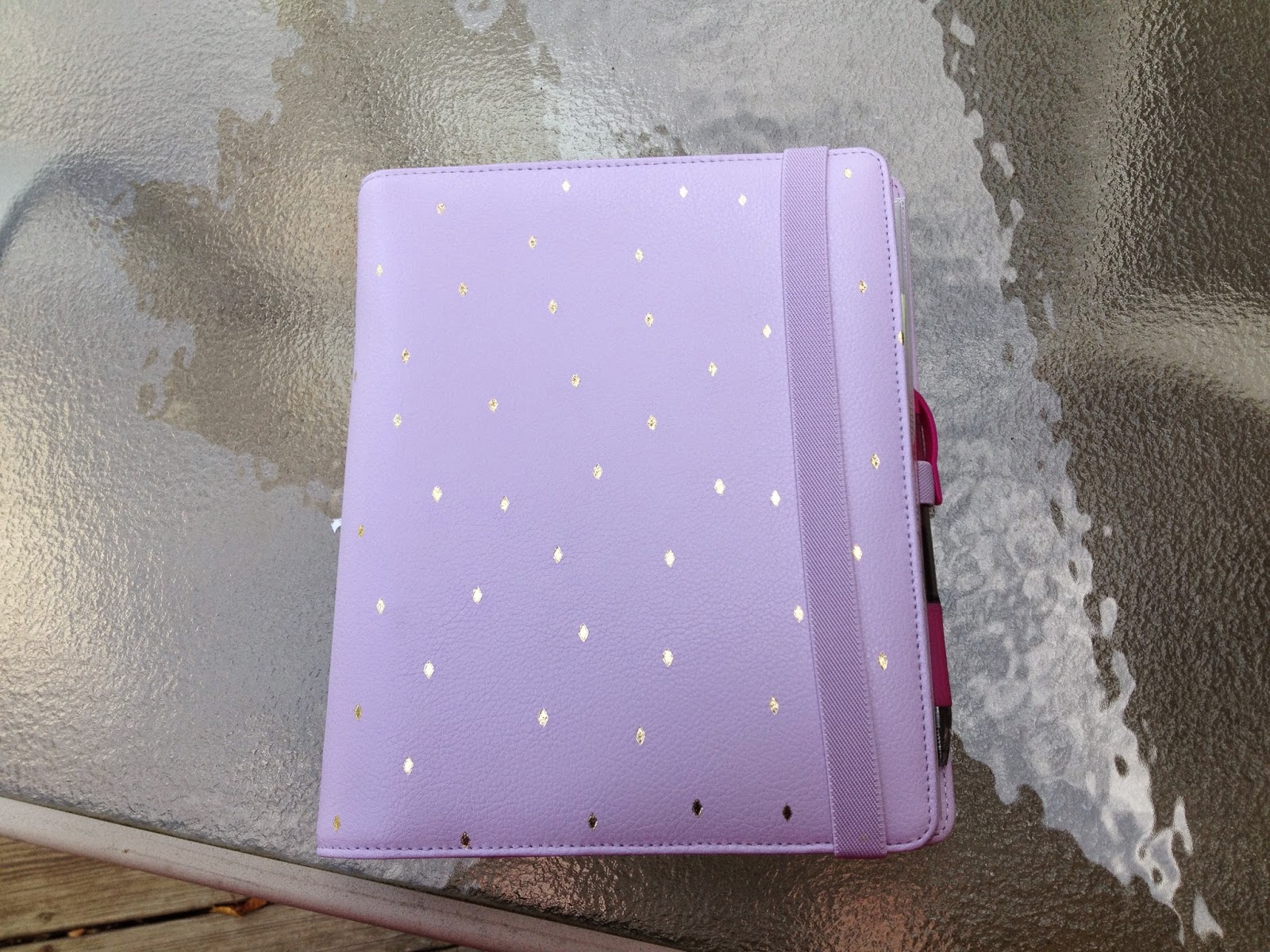 Im a Filo Freak: Knitting Binder Using My A5 Kikki K Lilac Binder