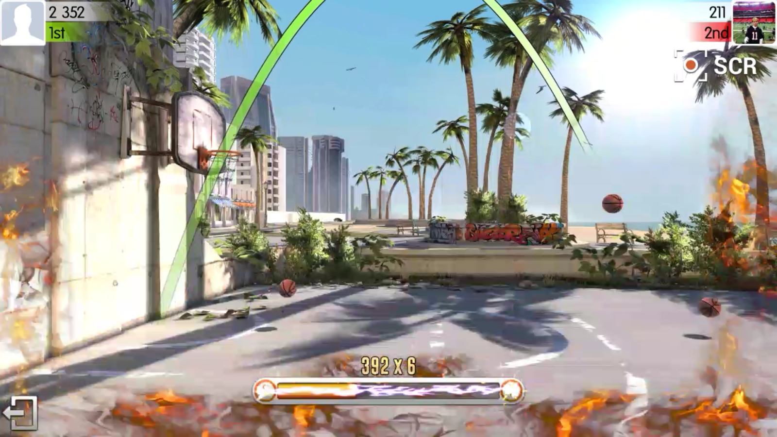 Slam dunk Basketball 2 Tutorial How to get 1,000+ POINTS PER SHOT in Slam Dunk basketball 2