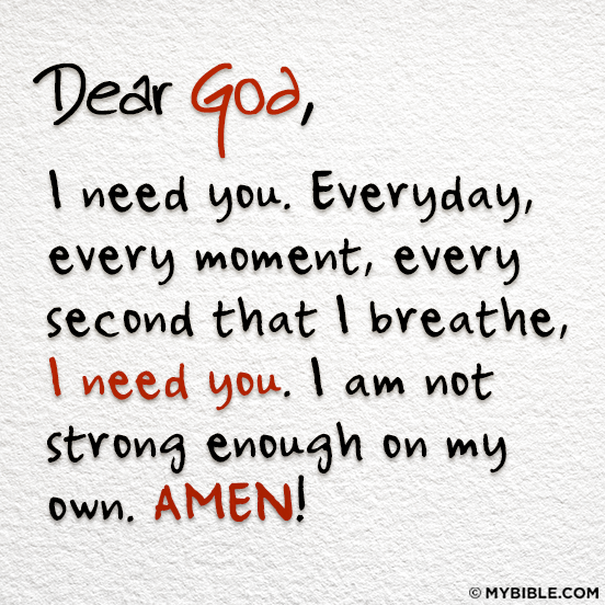 god i need you god i need you