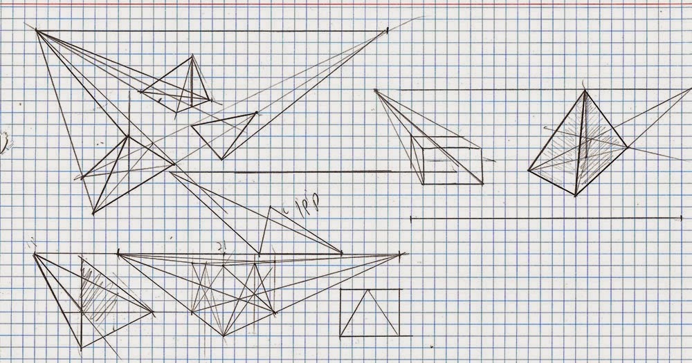 Weekly Doodles and tuts How to draw a triangle in perspective
