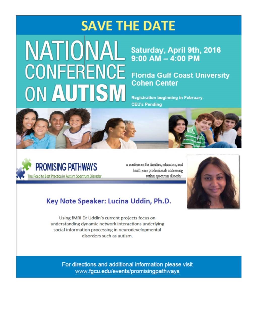 FGCU Graduate Programs in Counseling National Conference on Autism