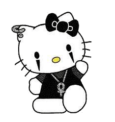 Gambar Hello Kitty Menangis Sedih Lagi Galau Sad