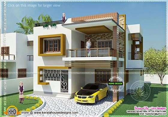 Double storied Tamilnadu home