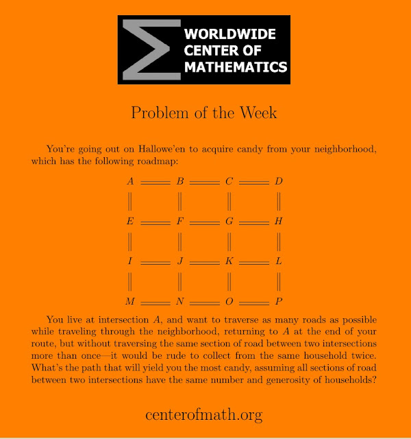 Problem Of The Week at Lebel blog