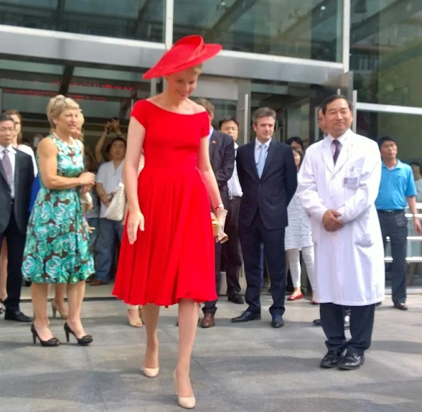 Queen Mathilde visited the 9th Peoples Hospital in Shanghai