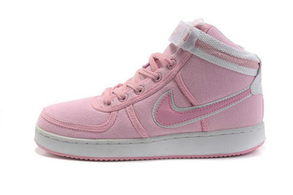 nike pink high top sneakers