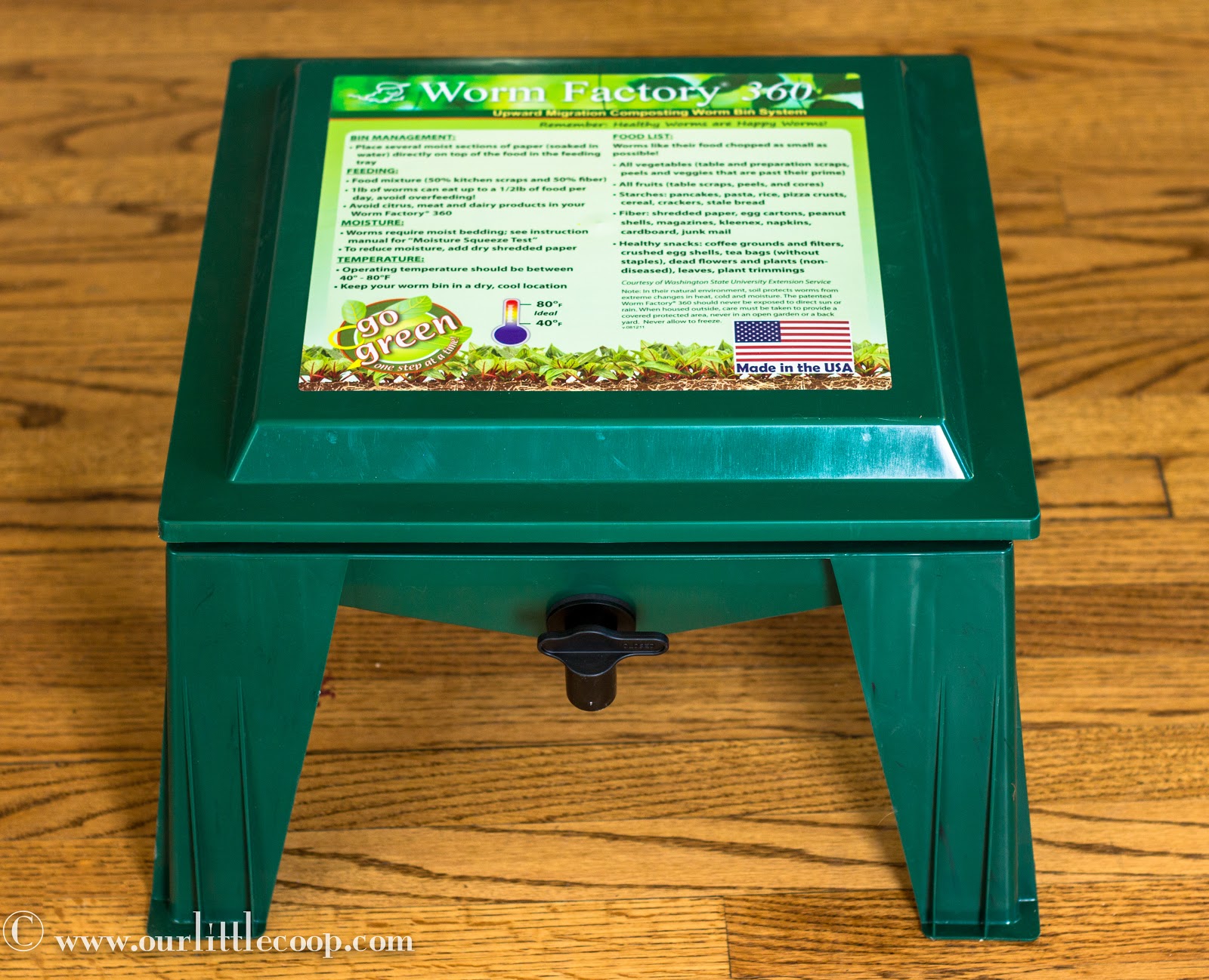 Our Little Coop Composting With The Worm Factory 360 (overview and setup)