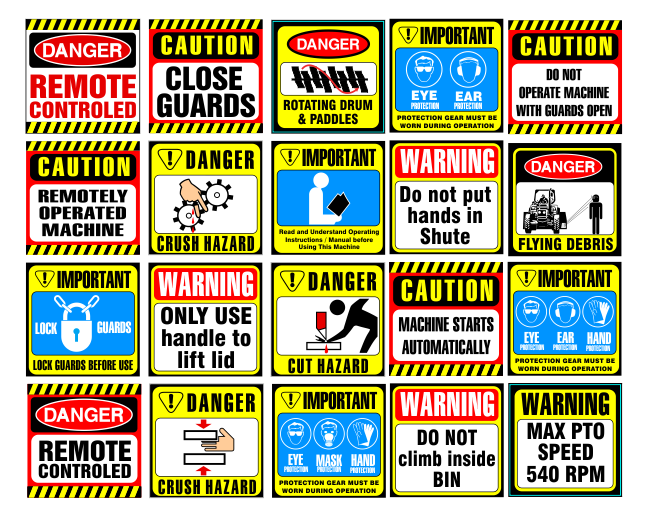 BlueCrystal Creative Custom Safety Stickers a wise investment