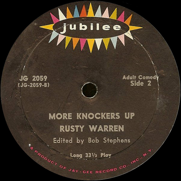 Vintage Standup Comedy Rusty Warren More Knockers Up 1965