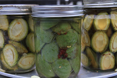 Wildness: Pickled Green Almonds and Salted Green Almonds
