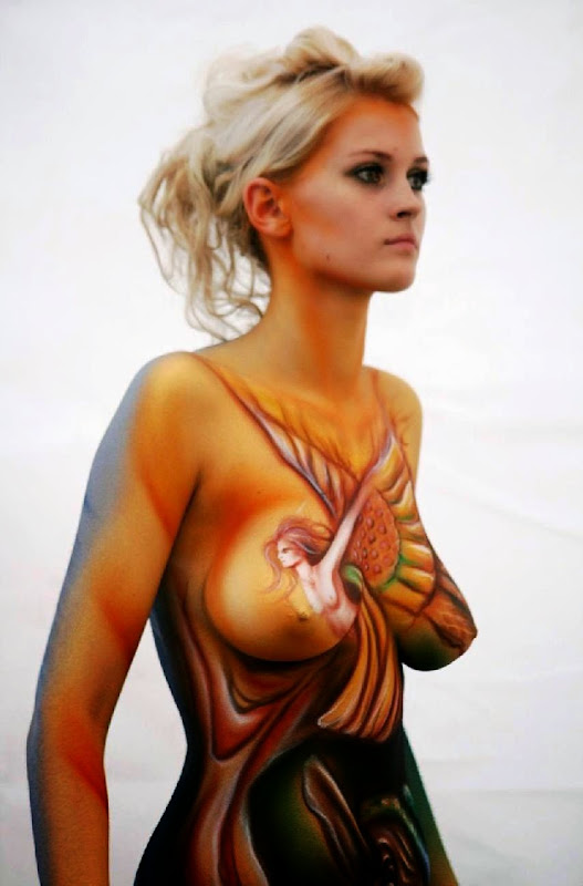 Body Painting Start To Finish Competition : Awesome Body Painting