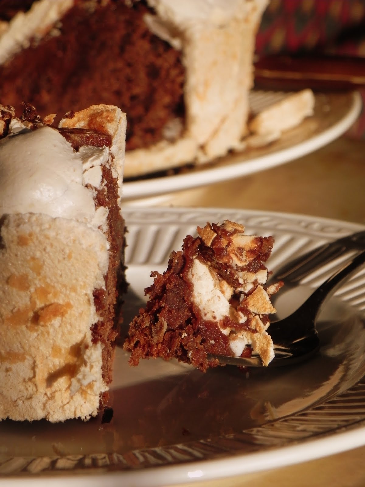 Gift of Simplicity Meringue Crusted Chocolate Cake