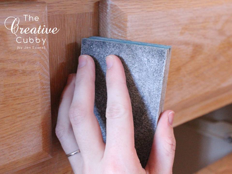 The Creative Cubby DIY Gel Stain Makeover