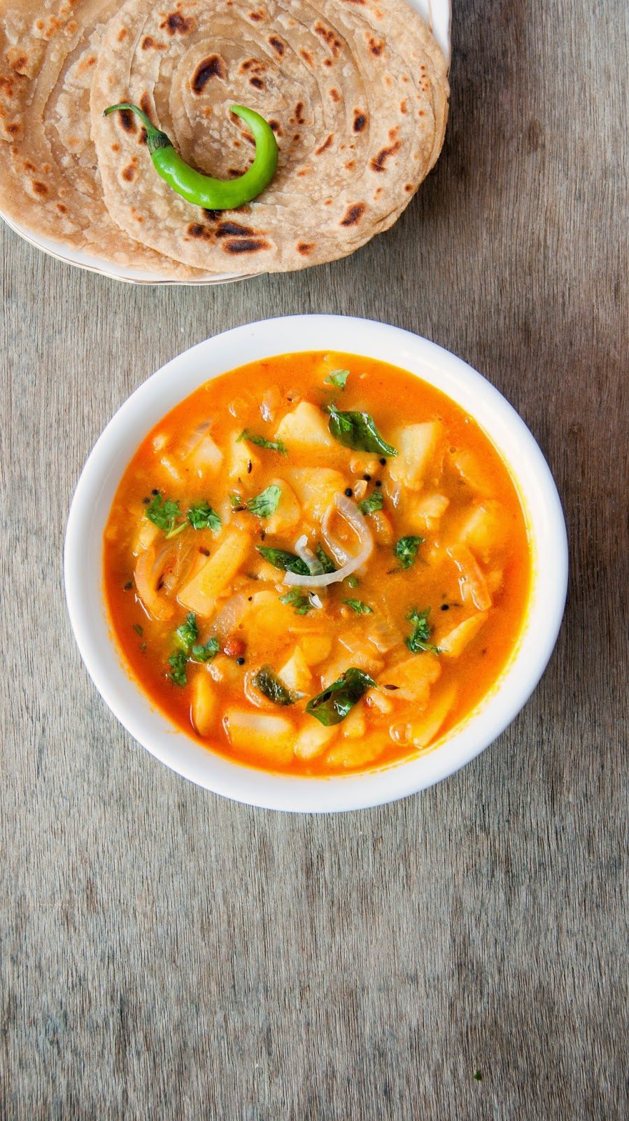 Always Hungry Potato and Tomato Curry