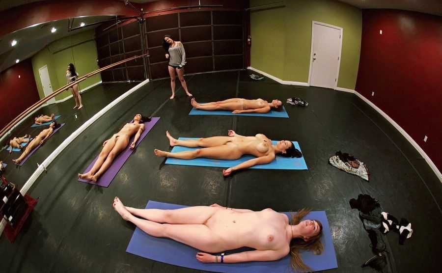 Nude Yoga For Four