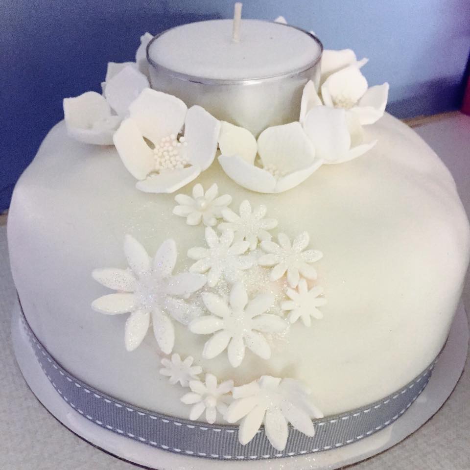 Jo's Blue AGA Christmas Cake