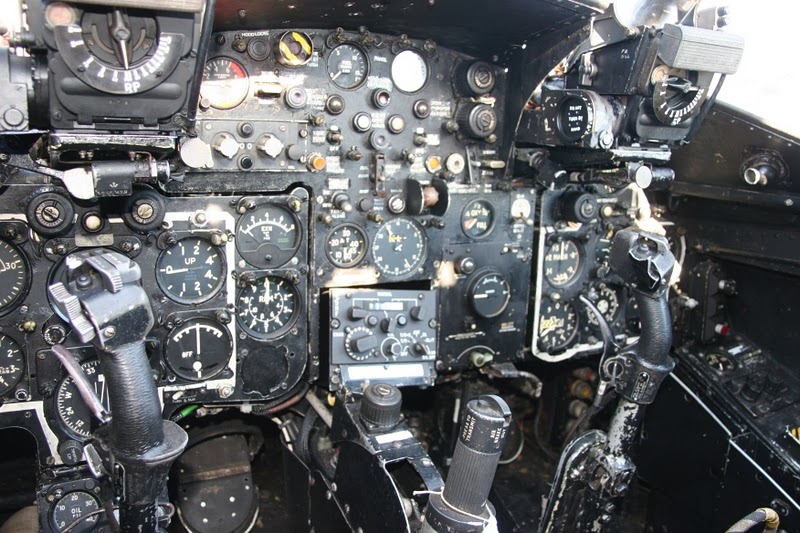 Jet Airlines Hawker Hunter Cockpit