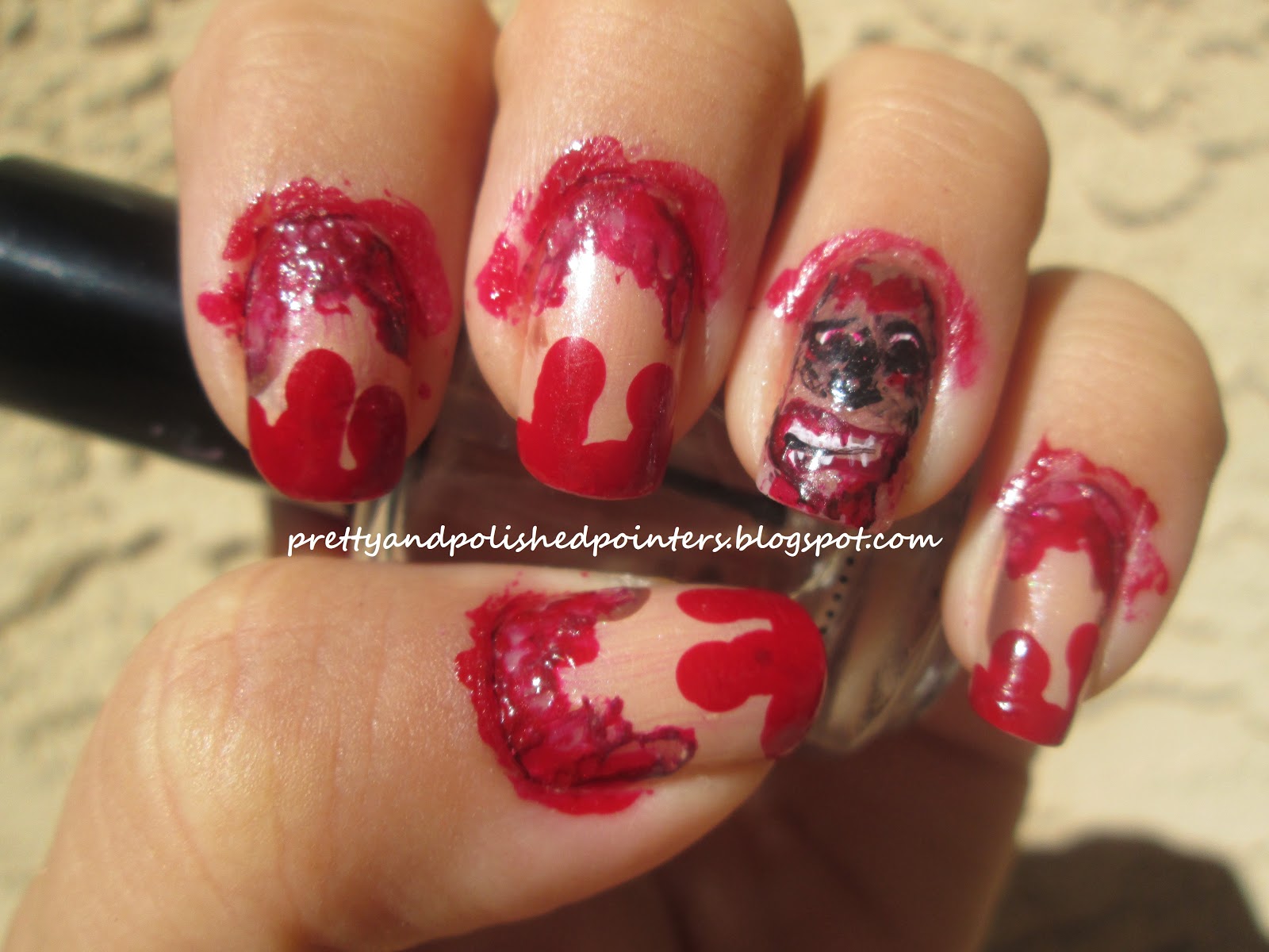 10. "Zombie Nails: 20 Scary Designs for Halloween" - wide 1