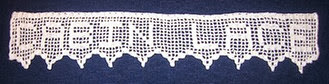 lace spelling out 'Cabin Lace'