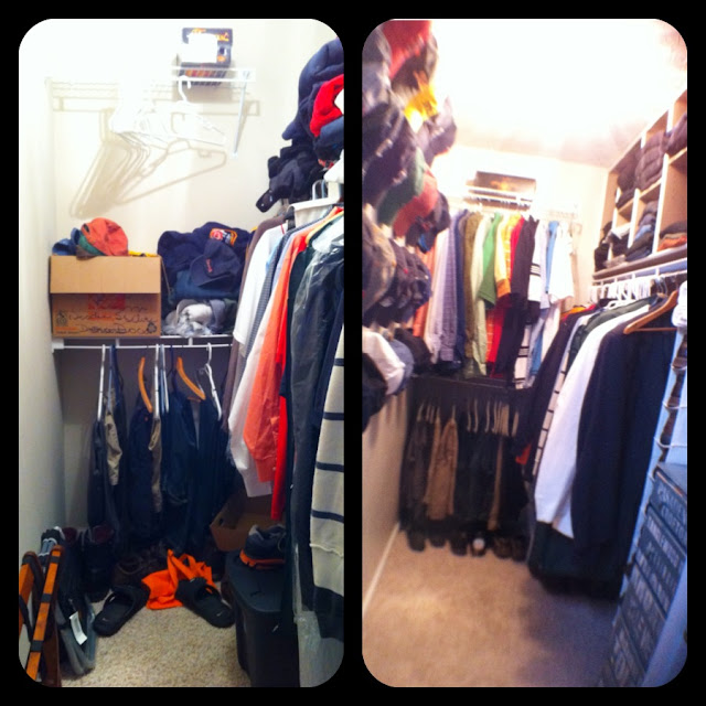 Closet Before & After