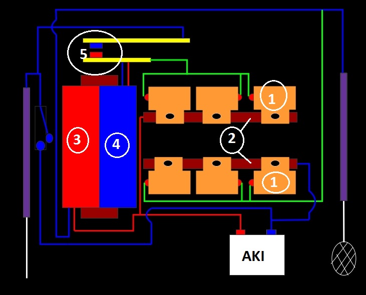Cara Mudah Membuat Setrum Ikan