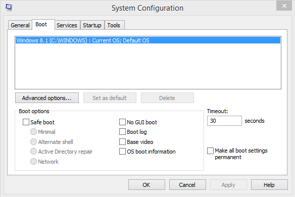 Uncheck Safe Mode How To Boot Into Safe Mode On Windows 8