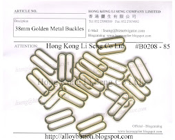 Golden Metal Buckles Supplier - Hong Kong Li Seng Co Ltd