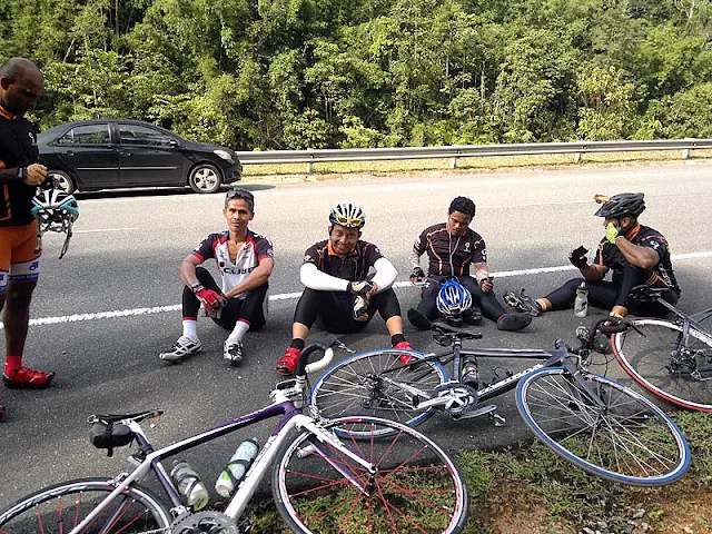 Cycling from Betau to Ringlet Cameron Highland