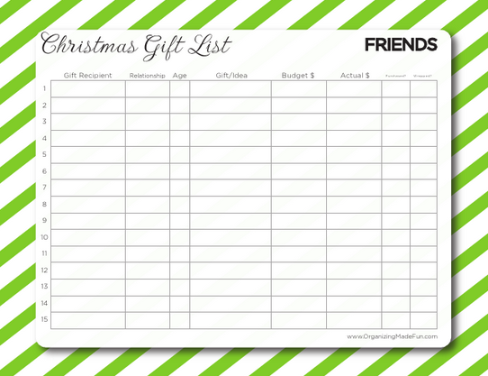 Template list christmas wish gift pdf templates printable word excel idea shopping fill budget wordstemplates gifts format Free printablesOrganizing Made Fun: Free printables