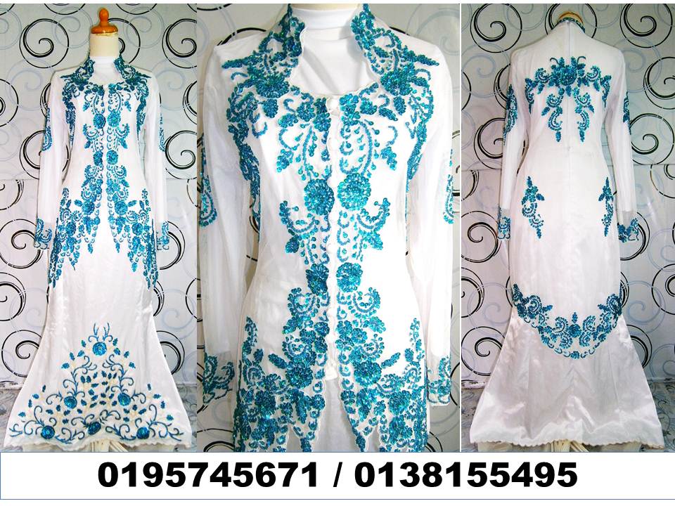baju pengantin pendek 