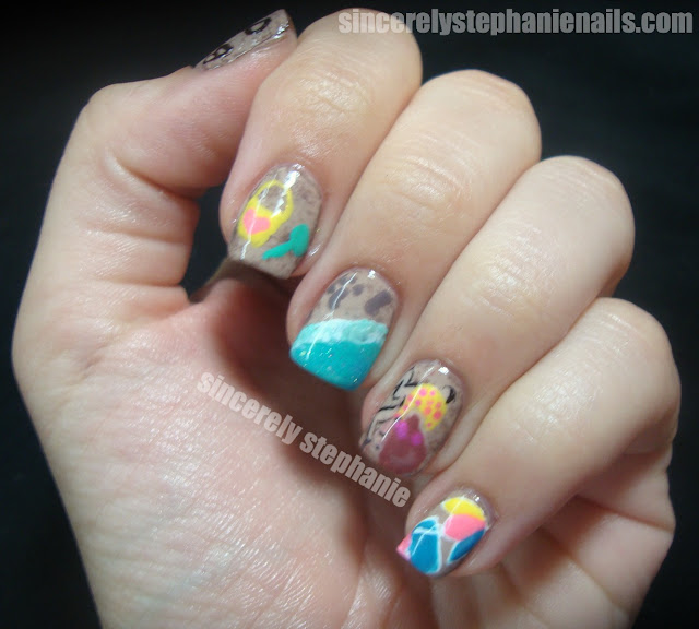 Beach Day Nail Art