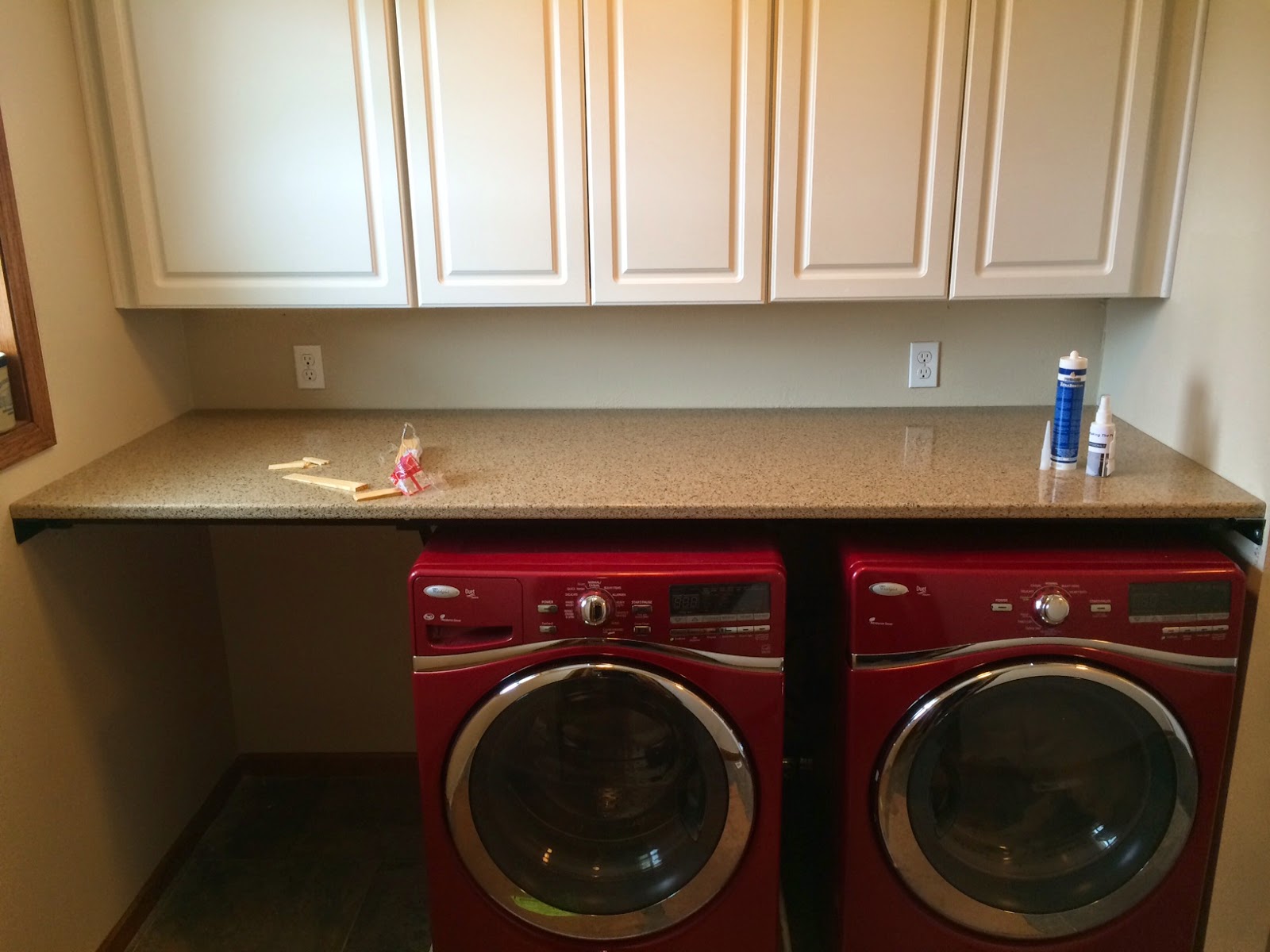 Counter Top Over Washer &amp; Dryer - Shawn Woodward: Strong engineering