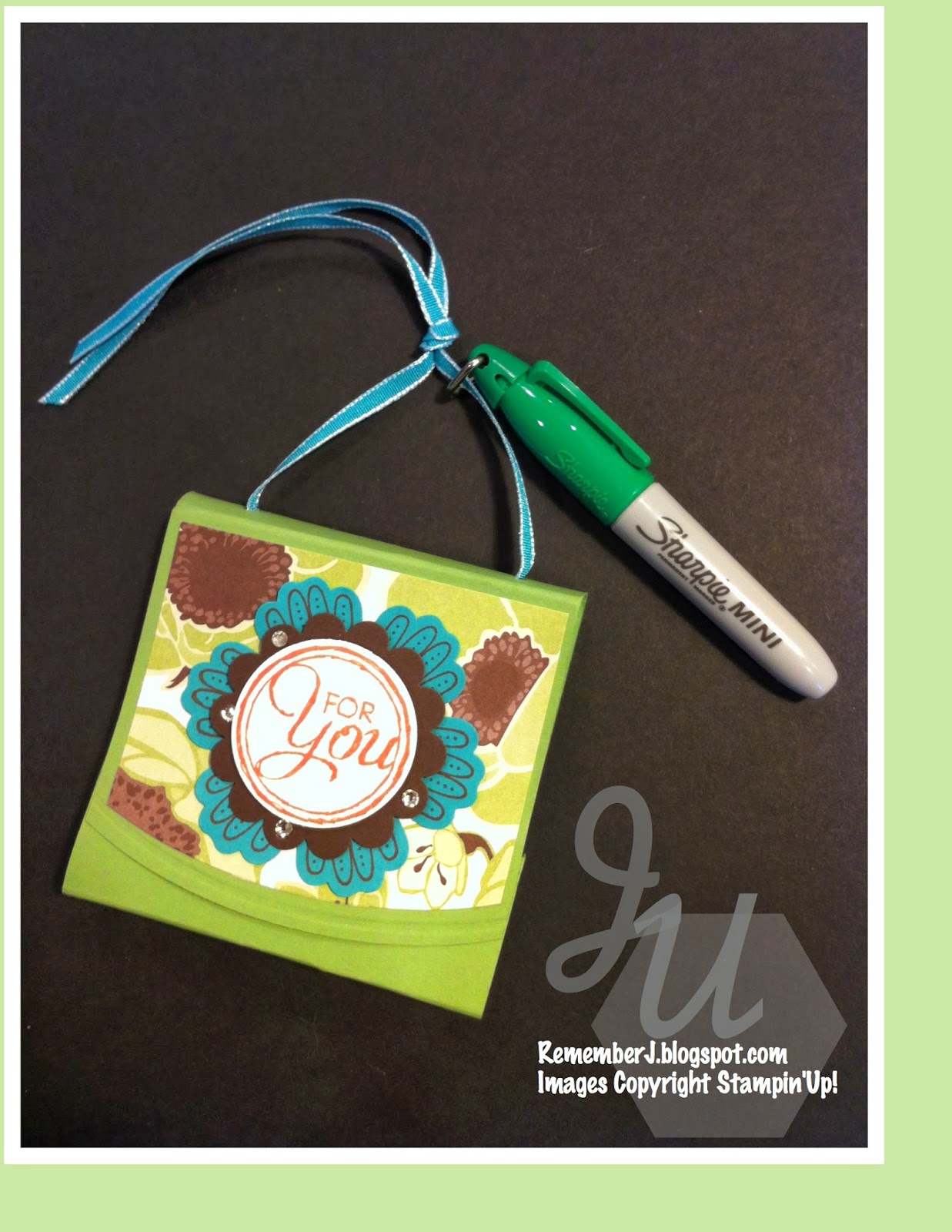Stamp a Blessing Easy Post it Notes Holder