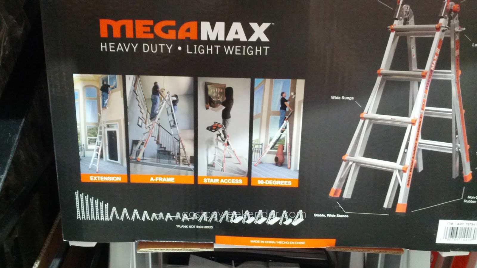 Little Giant Megamax M17 Aluminum Ladder Costco Weekender