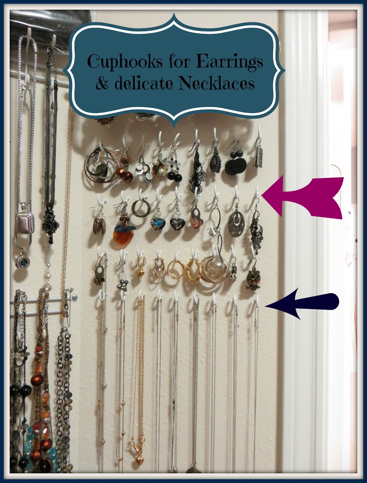Crafty in Crosby Easy Jewelry Storage