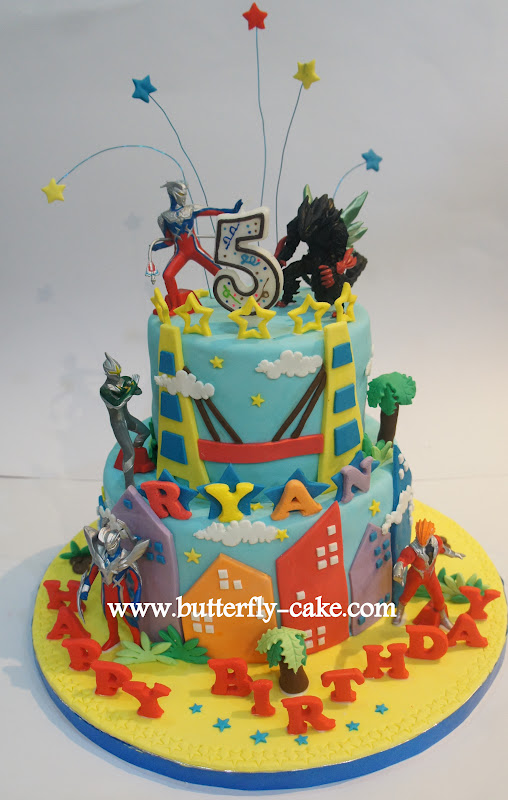 Ultraman Cake Decoration
