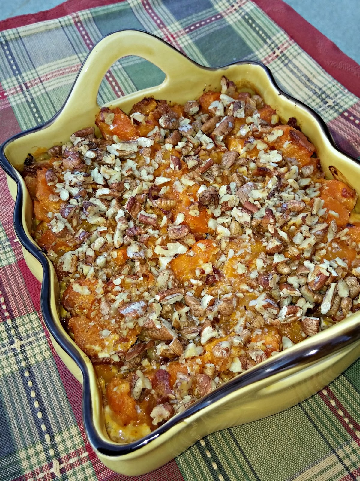 SRC Butternut Squash Gratin with Goat Cheese and Bacon Edesia's Notebook