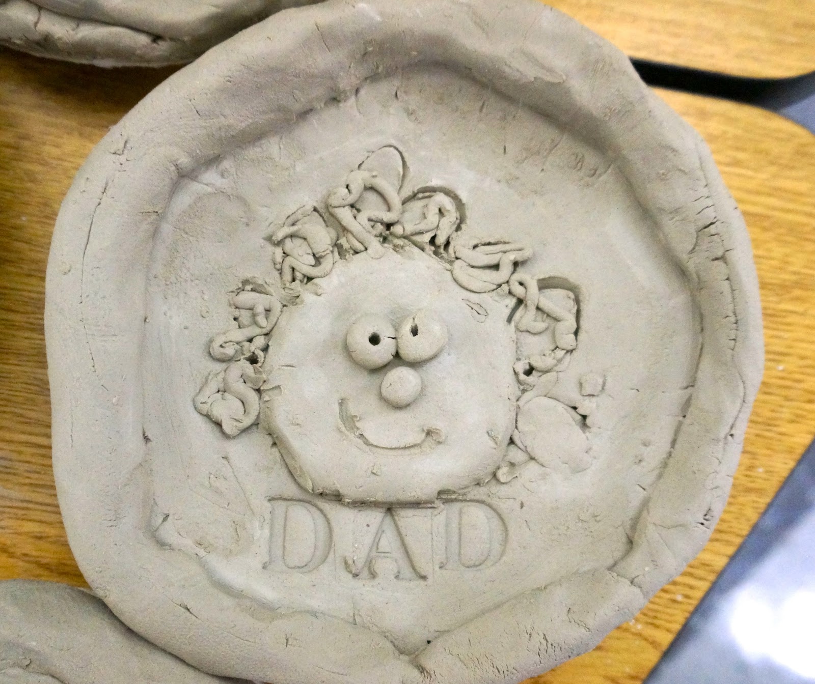 that artist woman Father's Day Clay