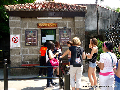 Entrance Fee at Fort SAntiago