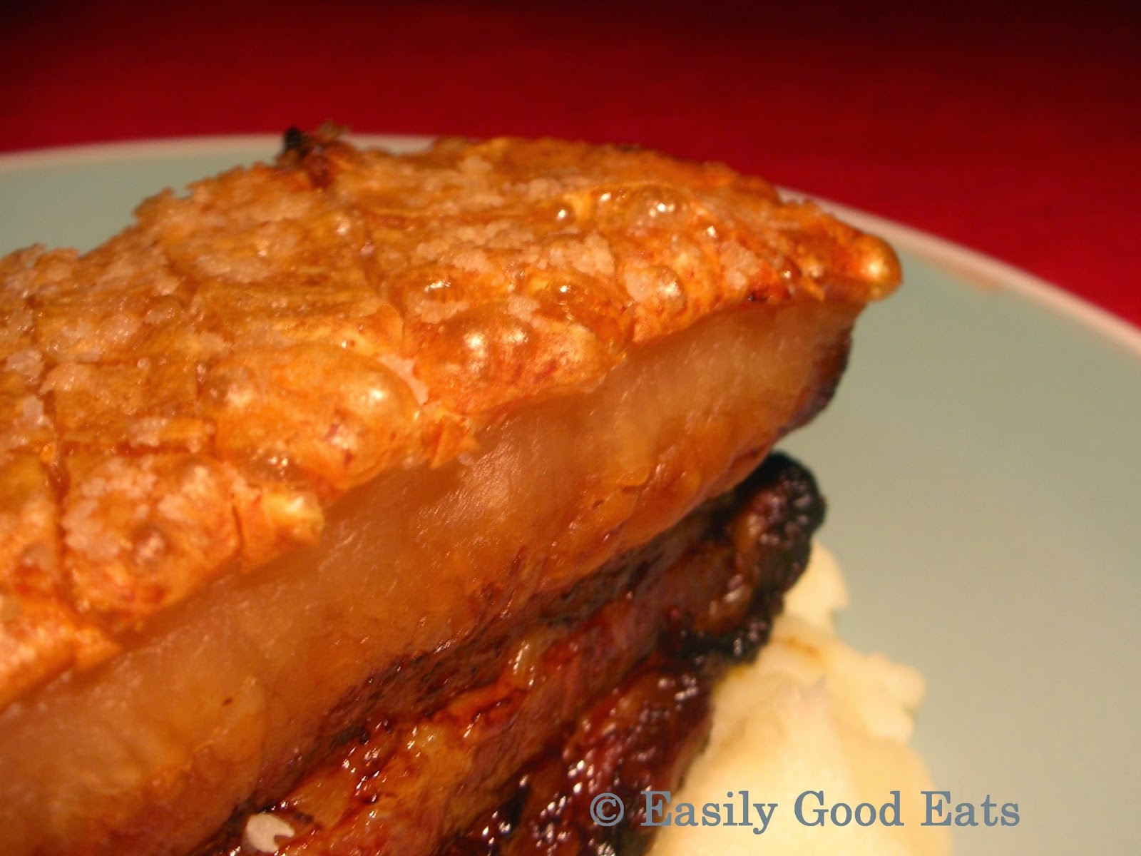 Easily Good Eats Crispy Teriyaki Pork Belly Recipe