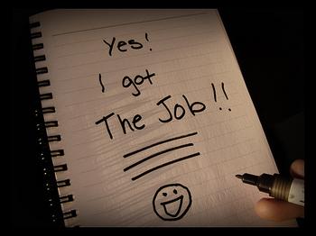 found a job
