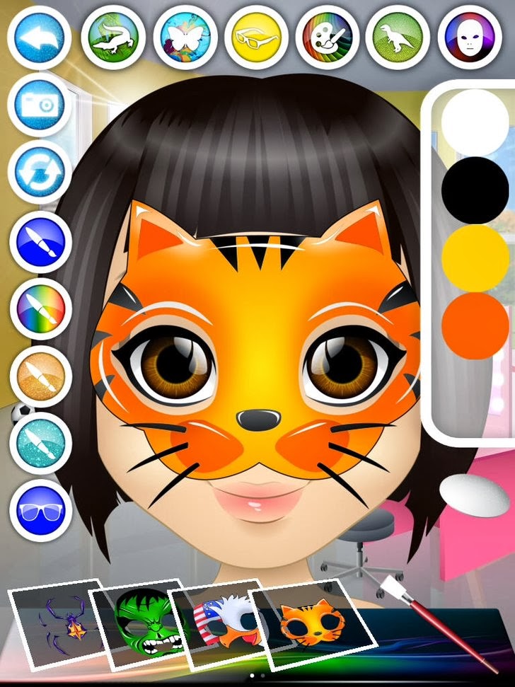 Kids Face Paint App iTunes App By Ninjafish Studios - FreeApps.ws