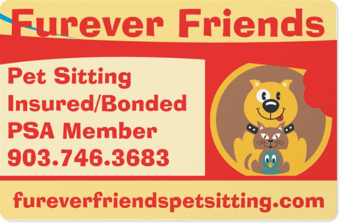 Pet Sitter Longview Texas | Furever Friends | White Oak | Hallsville Pet Sitting