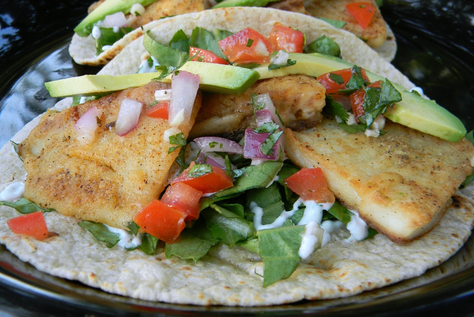 Kitten with a Whisk Blackened Fish Tacos