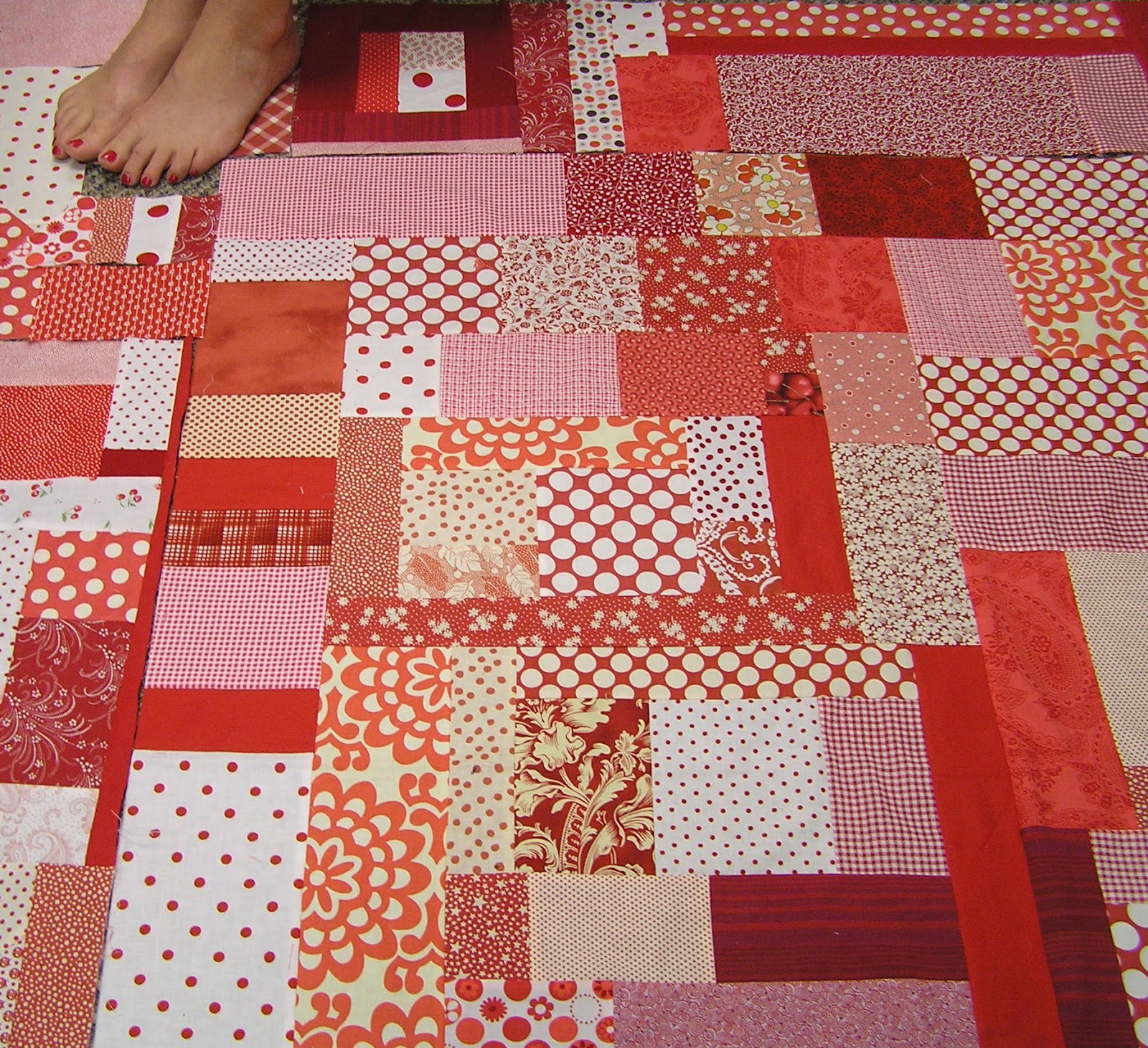 Radiant Honey Quilts Splash! Pattern testing for Sunday Morning Quilts