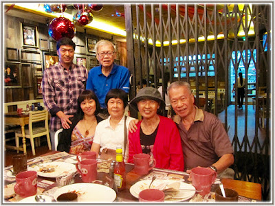 Posing from top left to right: David, Steven, Kellie, Soke Wan, Yours truly and John, Dec 4 2015